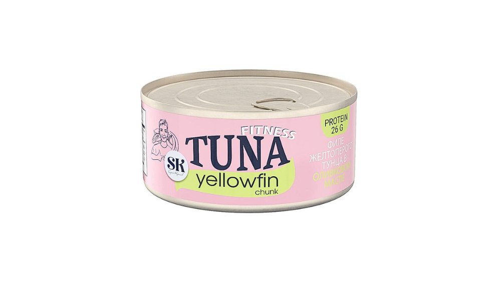 Тунец yellowfin SK филе в оливковом масле 140 г
