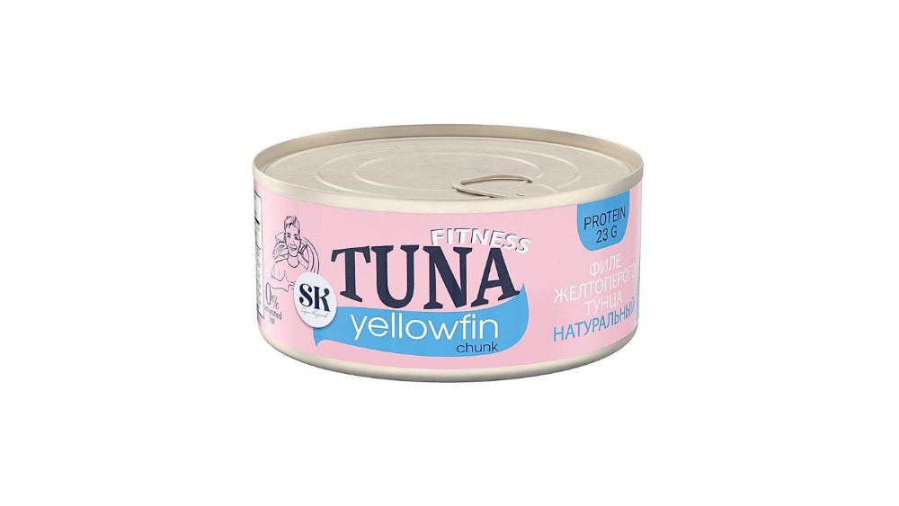 Тунец SK Yellowfin Филе Натуральный 140г ж/б