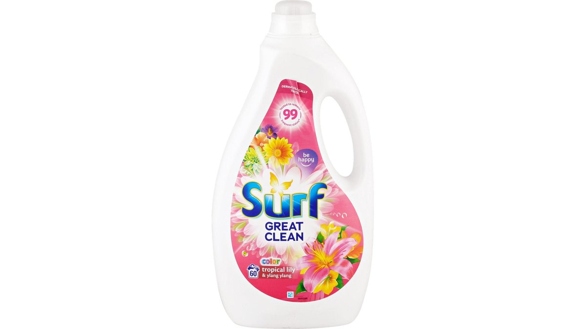 Surf Washing gel Tropical, 3l 60 doses