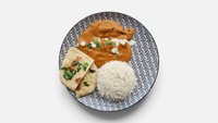 Objednať Butter chick'n, basmati ryža, naan + nápoj