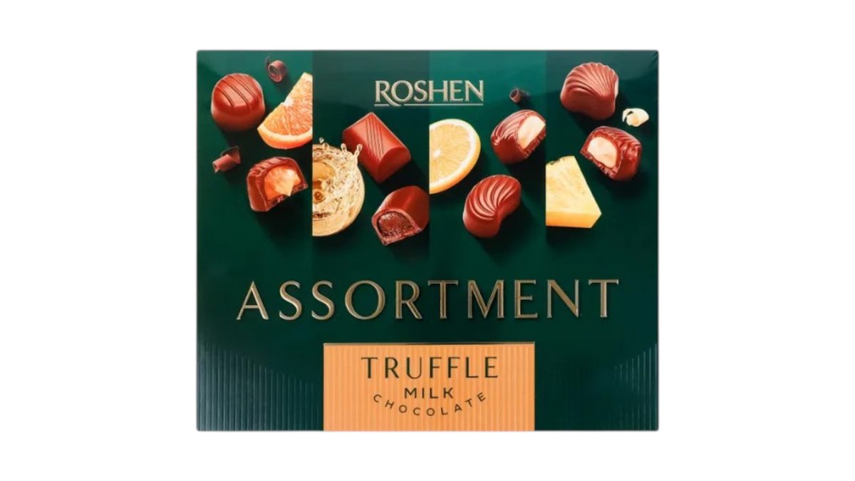 Roshen Assortment Truffle Milk Chocolate 148GR