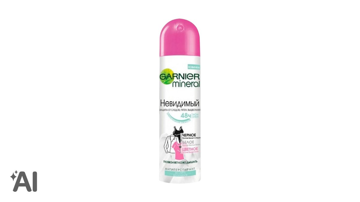 Garnier Dezodorant Sprey Ağ və Qara 150ml