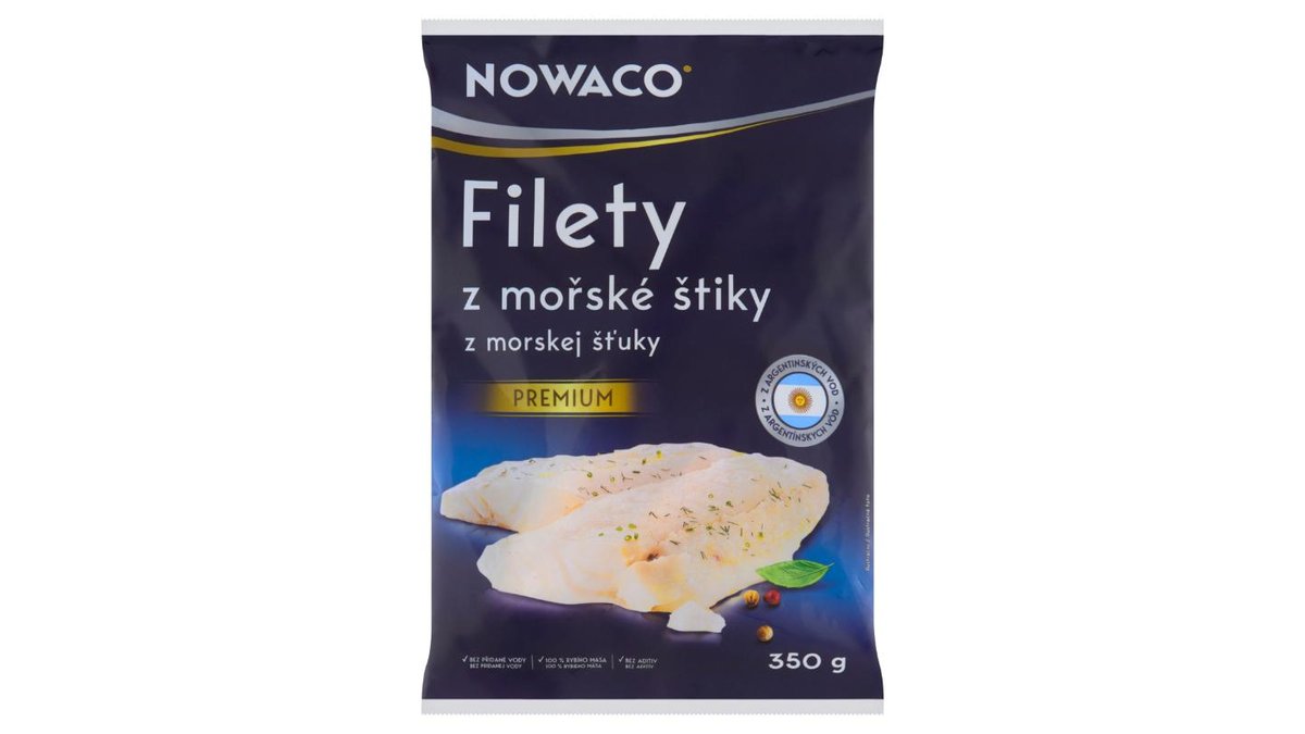 Nowaco Premium filety z mořské štiky 350g