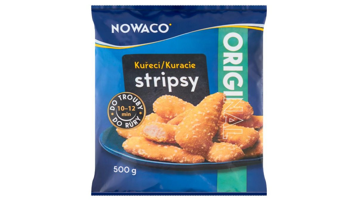 Nowaco Original kuřecí stripsy 500g