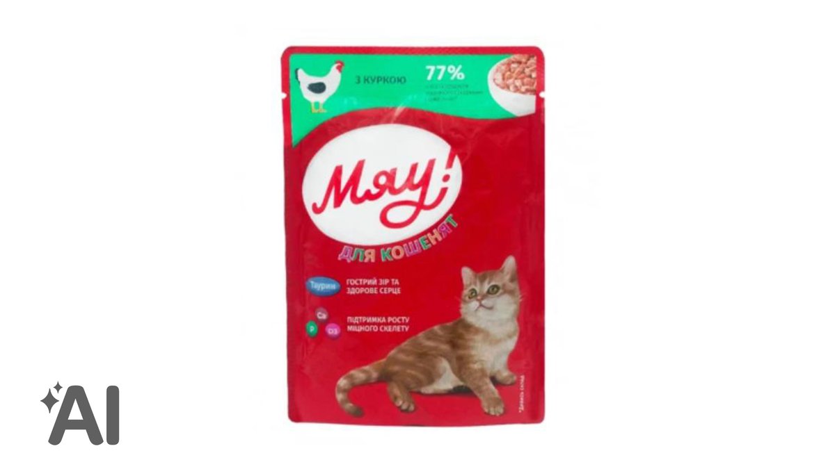 Myau Pişiklər üçün Yaş Yem 80qr