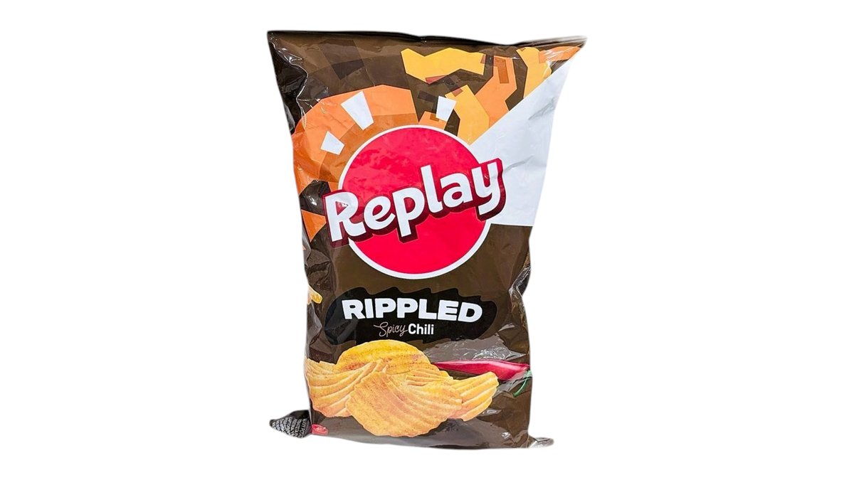 Replay Rippled Spicy Chilli 75g