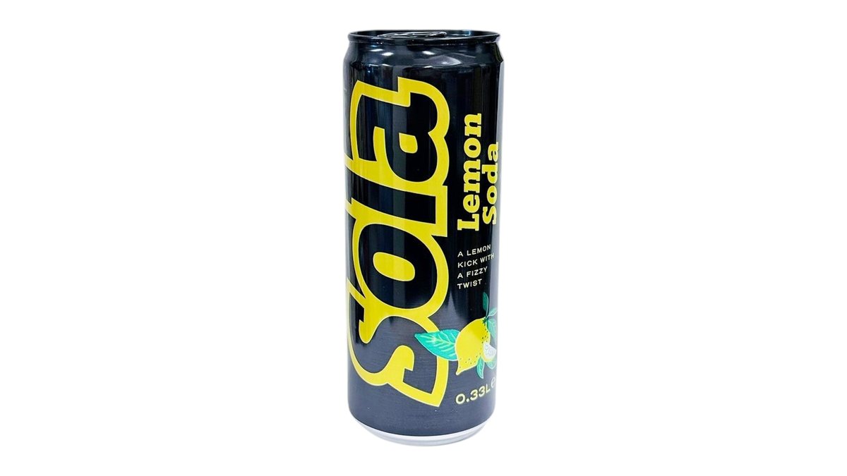 Sola Lemon Soda 330ml