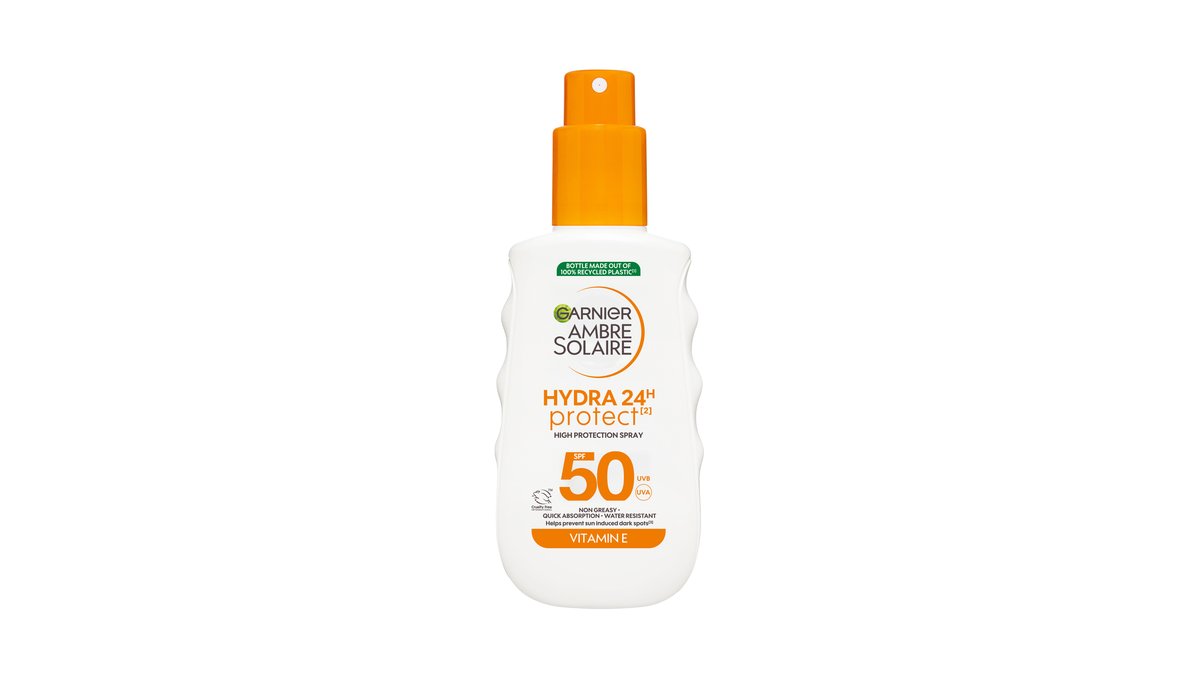 Solspray Hydra 24H Protect SPF50, Garnier Ambre Solaire 150 ml