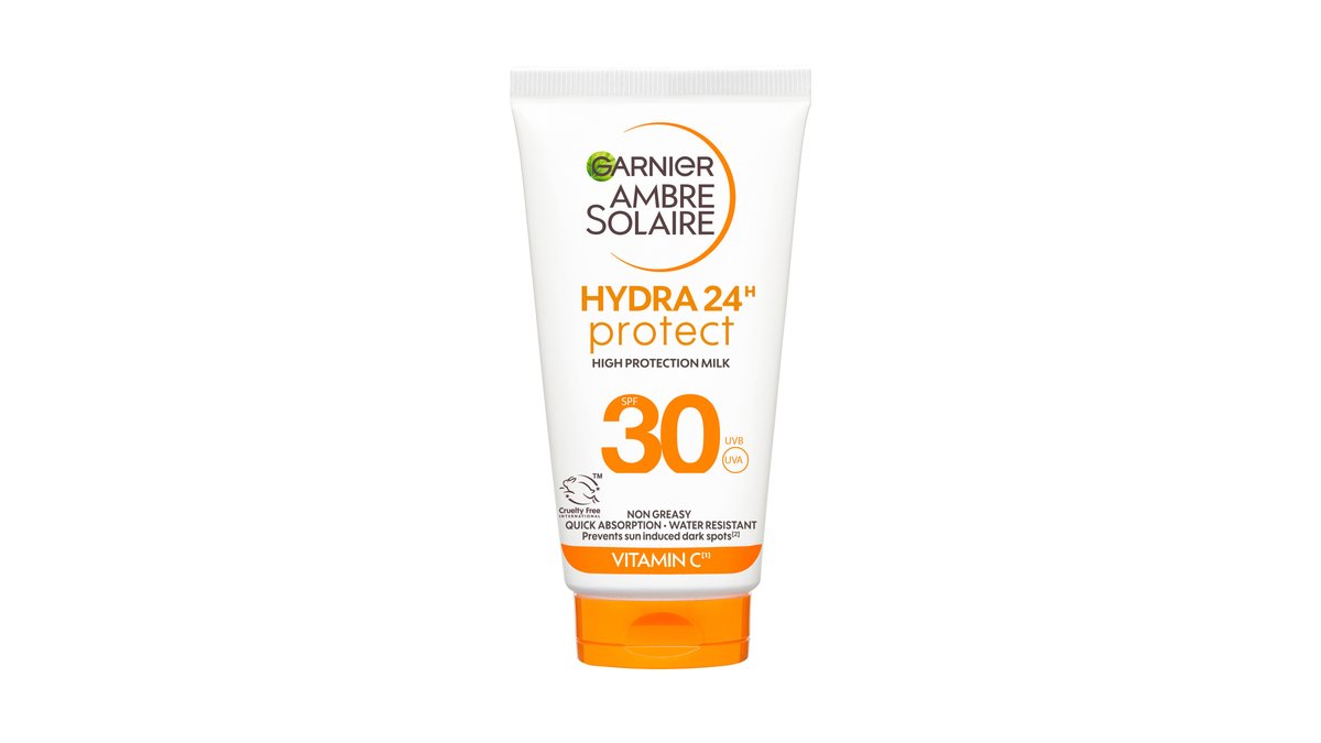 Solcreme Hydra24 Travel size SPF30, Garnier Ambre Solaire 50 ml
