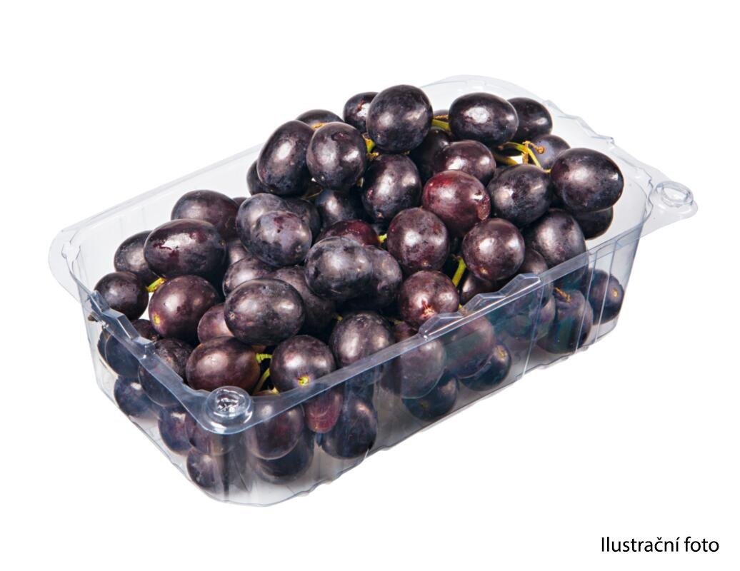 Hrozny tmavé bezsemenné 500g, vanička