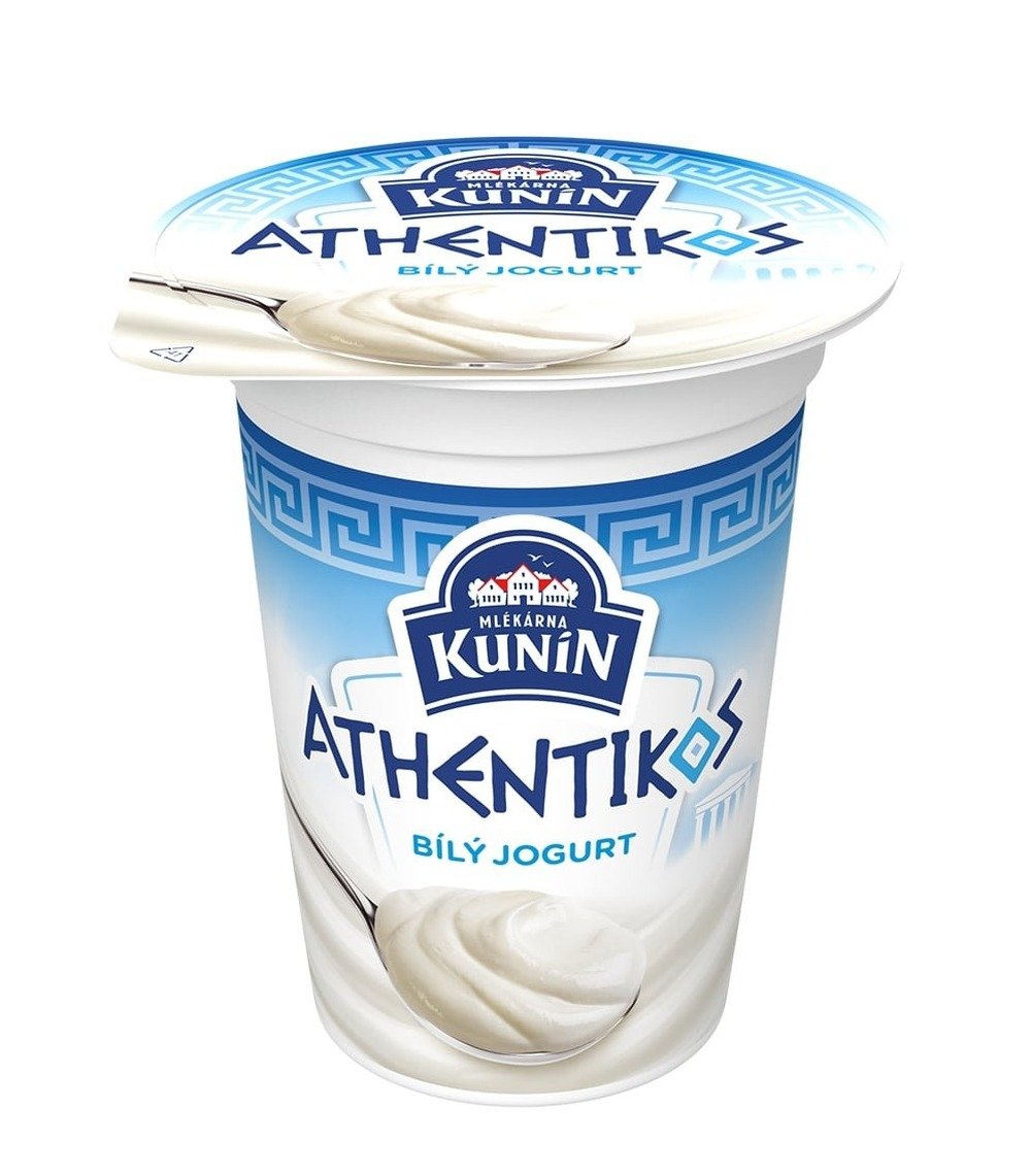 Kunín Athentikos jogurt bílý 400g