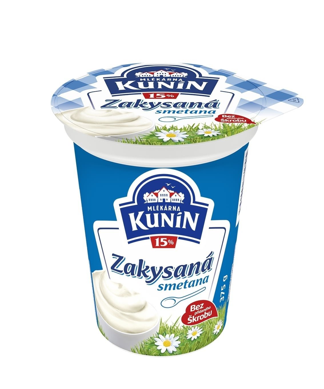 Mlékárna Kunín Zakysaná smetana 15% 375g