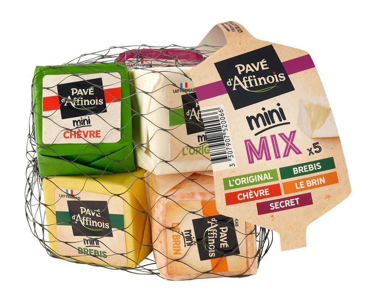 Pavé d´Affinois minis mix sýrů 130g