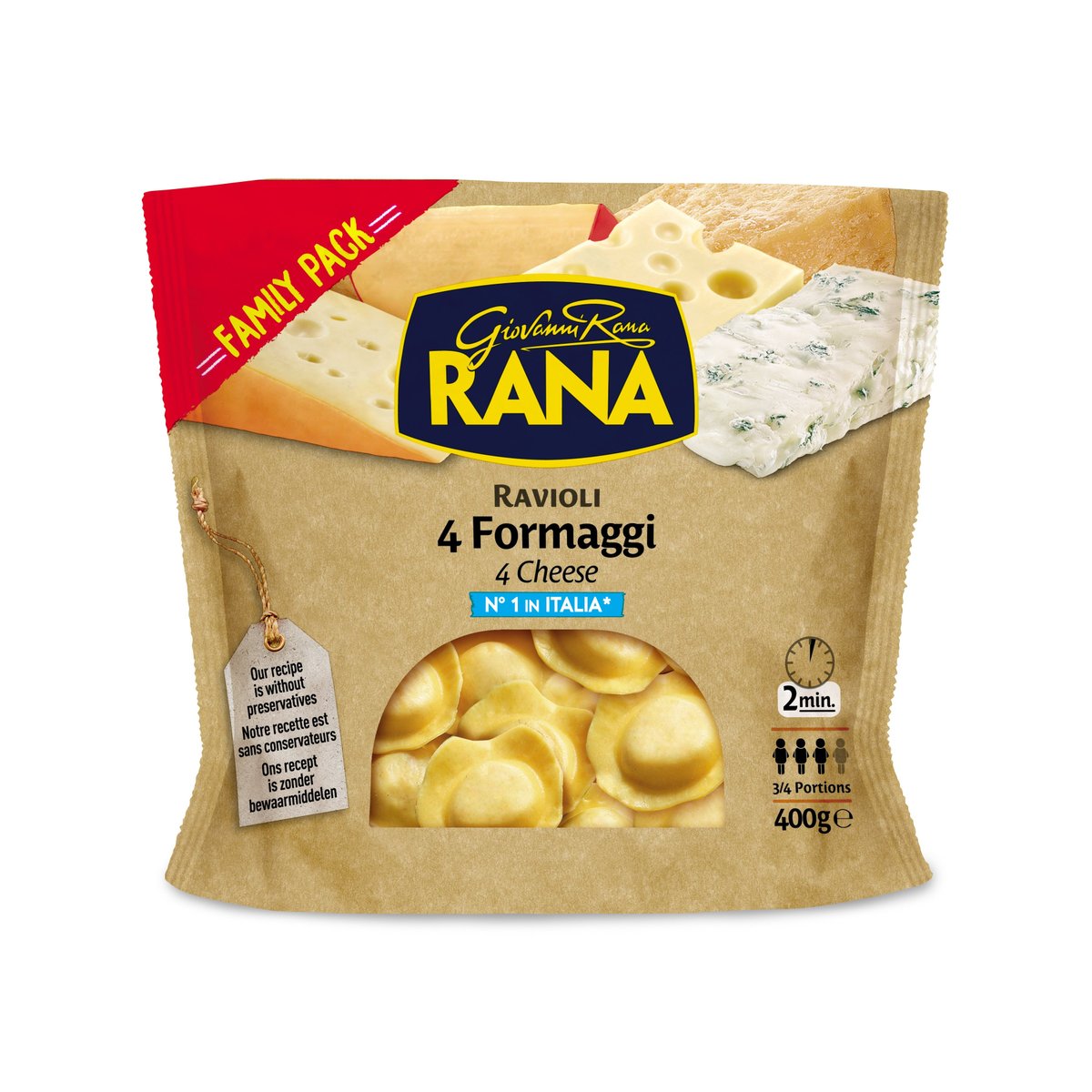 RANA Ravioli Formaggi 400g