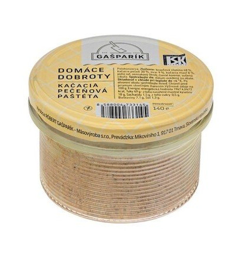 Kachní játrová paštika 140 g
