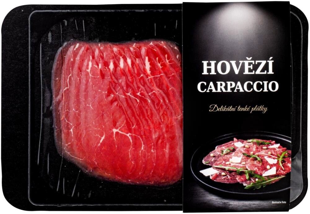 Hovězí carpaccio 100 g
