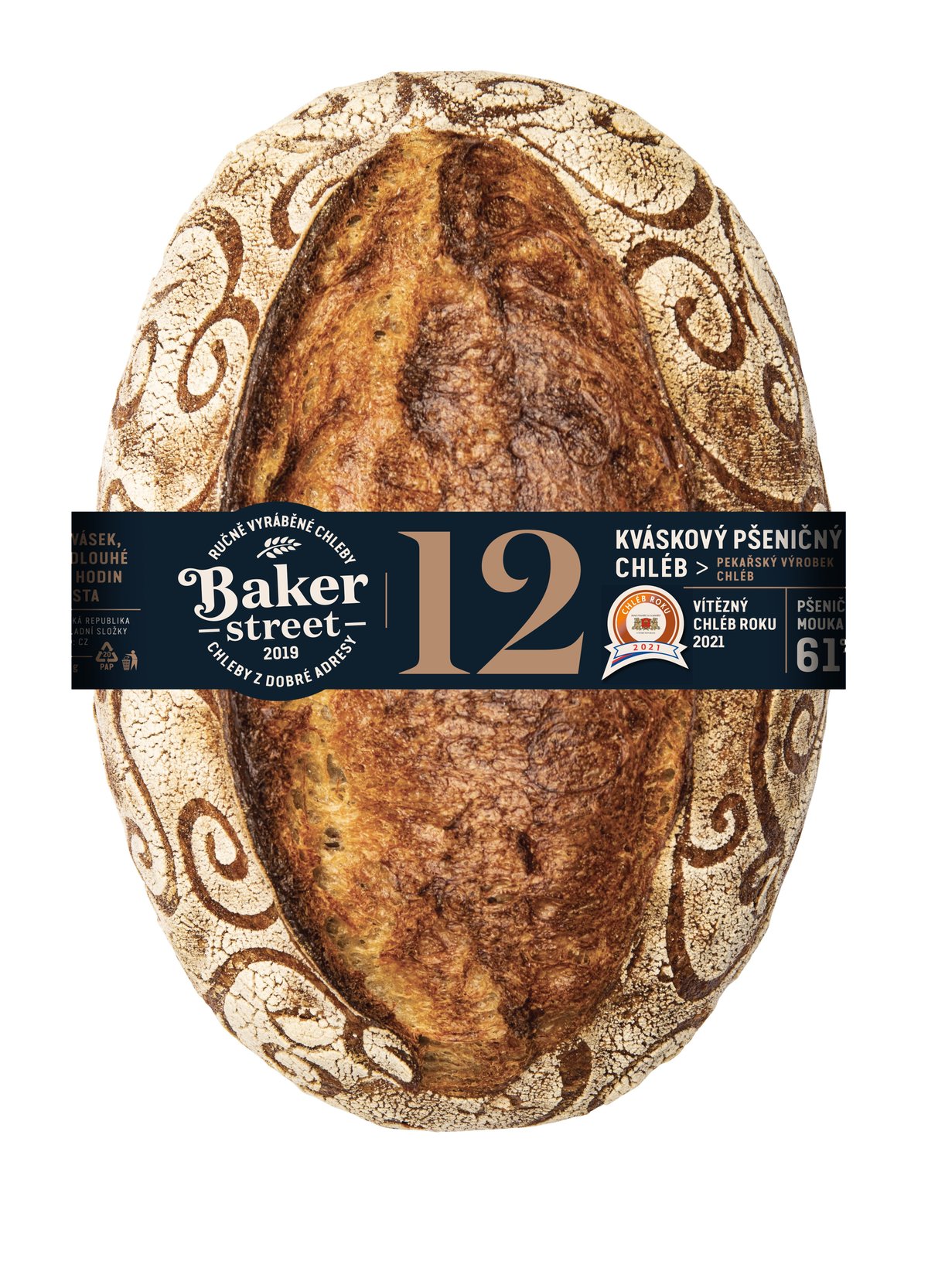 BakerStreet 12 kváskový chléb 750 g