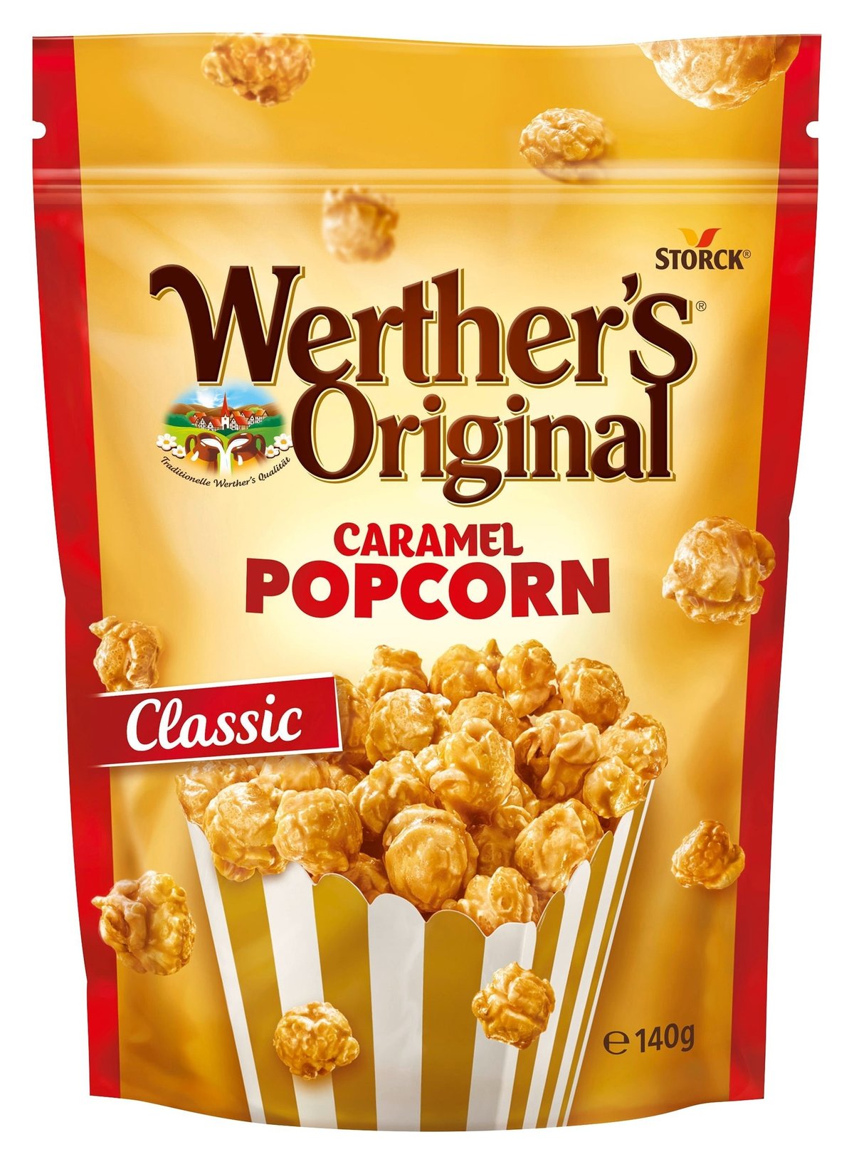Werther's Original Classic popcorn v karamelové polevě se smetanou 140g