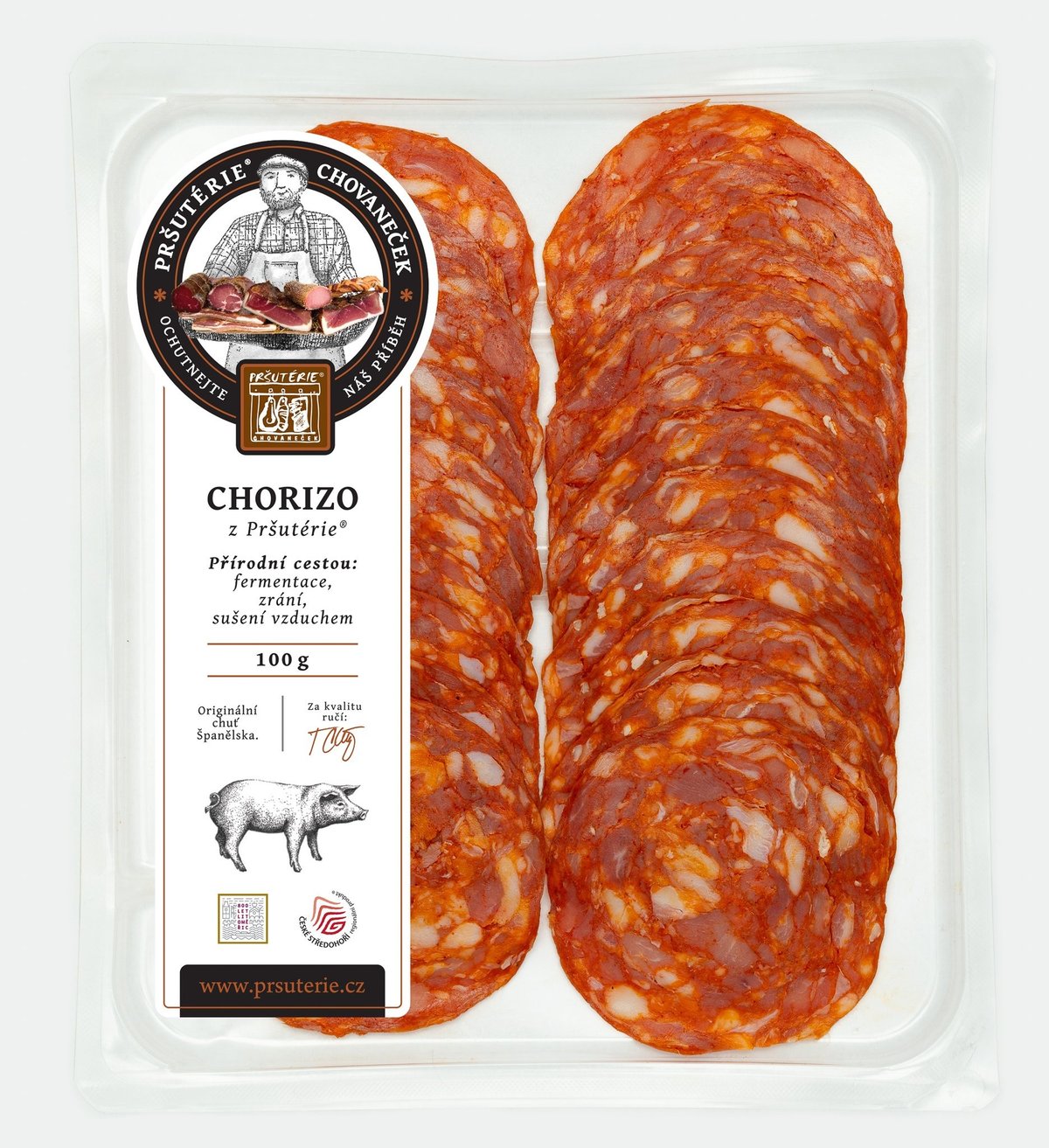 Chorizo z Pršutérie 100g krájené