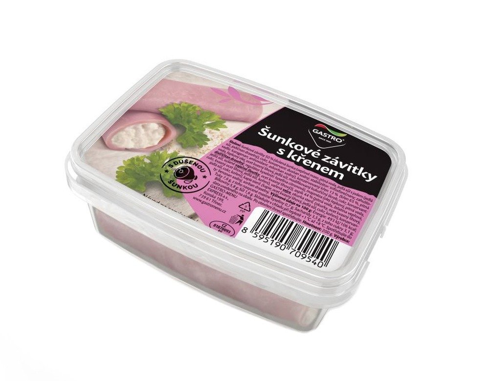 Šunkové závitky s křenem 200g