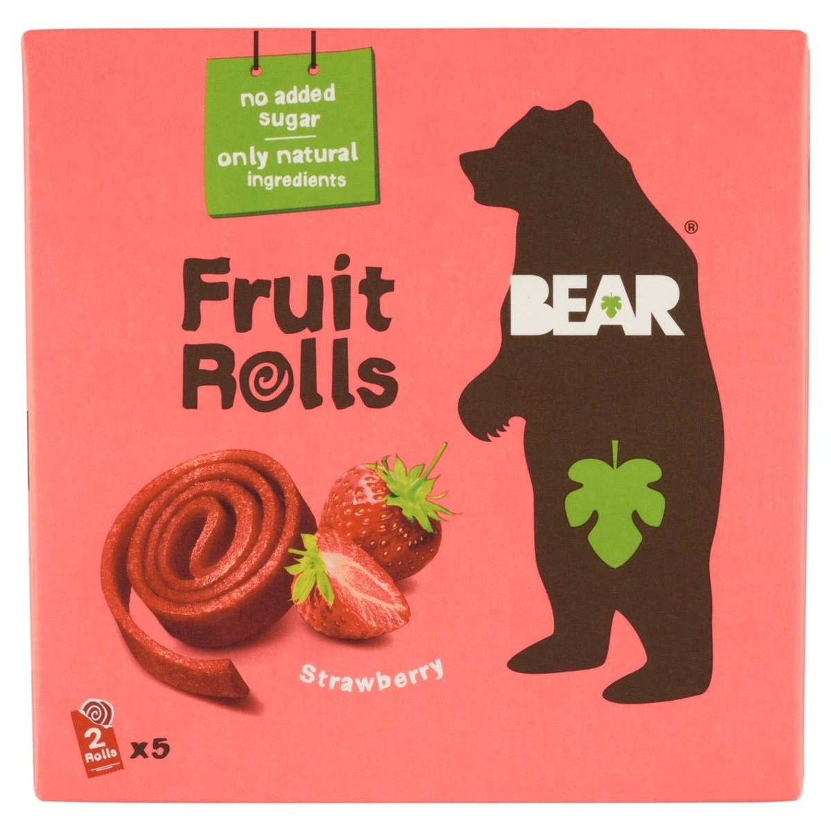 Bear Jahoda jemně sušené plátky z ovoce a zeleniny 5 x 20g