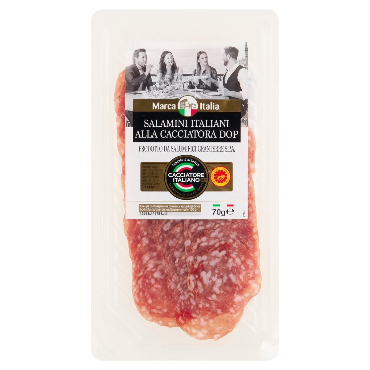 Salamini Italiani alla Cacciatora CHOP 70g