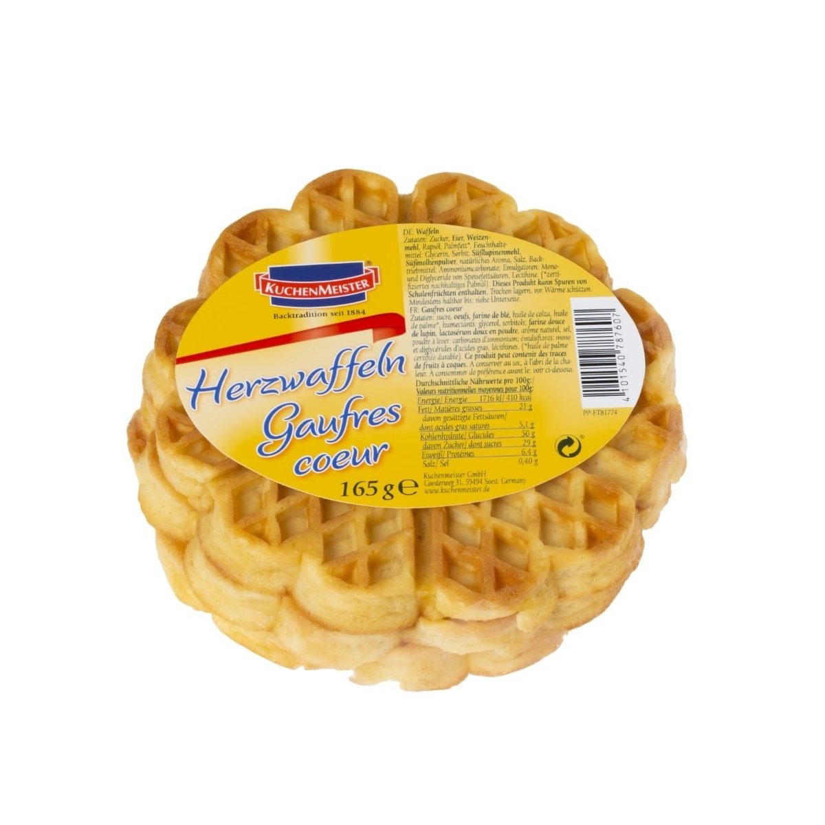 Herzwaffeln - vafle srdce 165g