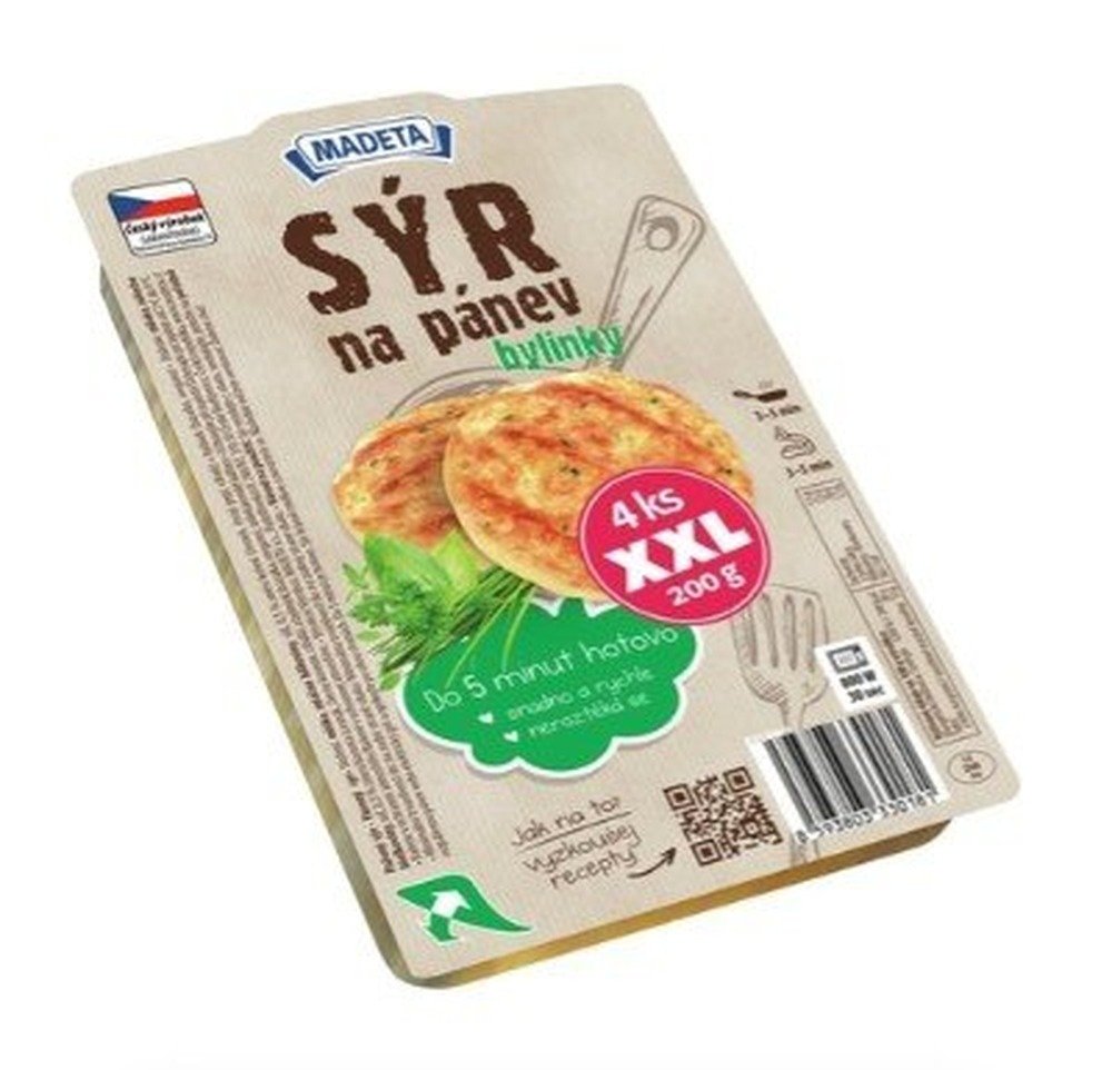 Sýr na pánev bylinky XXL 200g