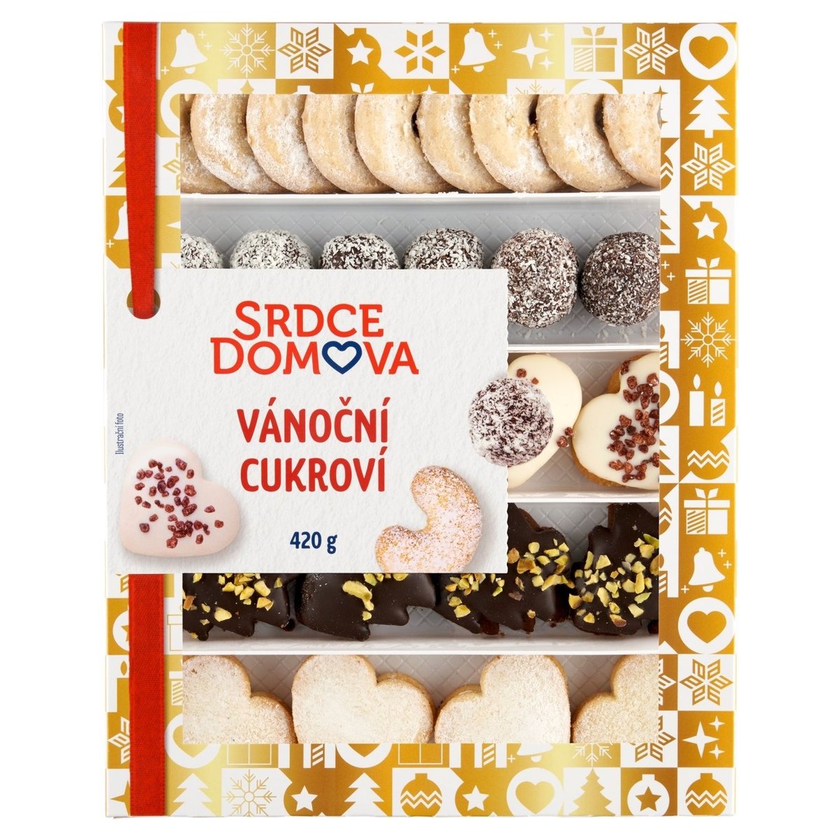 Srdce domova Vánoční cukroví 420g
