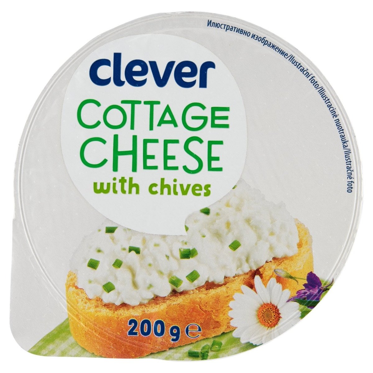 clever Čerstvý nízkotučný sýr s pažitkou 200g