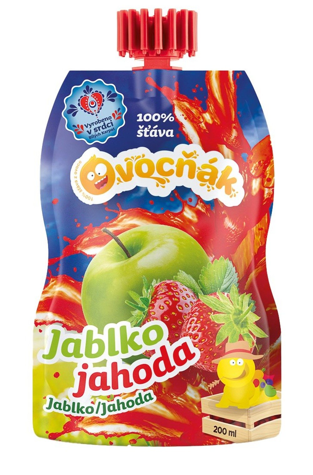 Ovocňák Mošt Jablko-jahoda 200ml