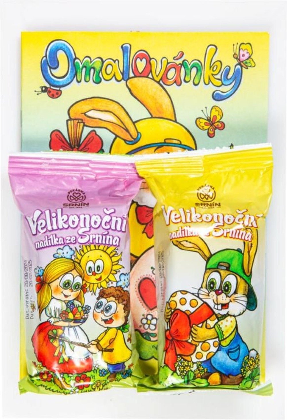 Velikonoční nadílka s omalovánkami 120g