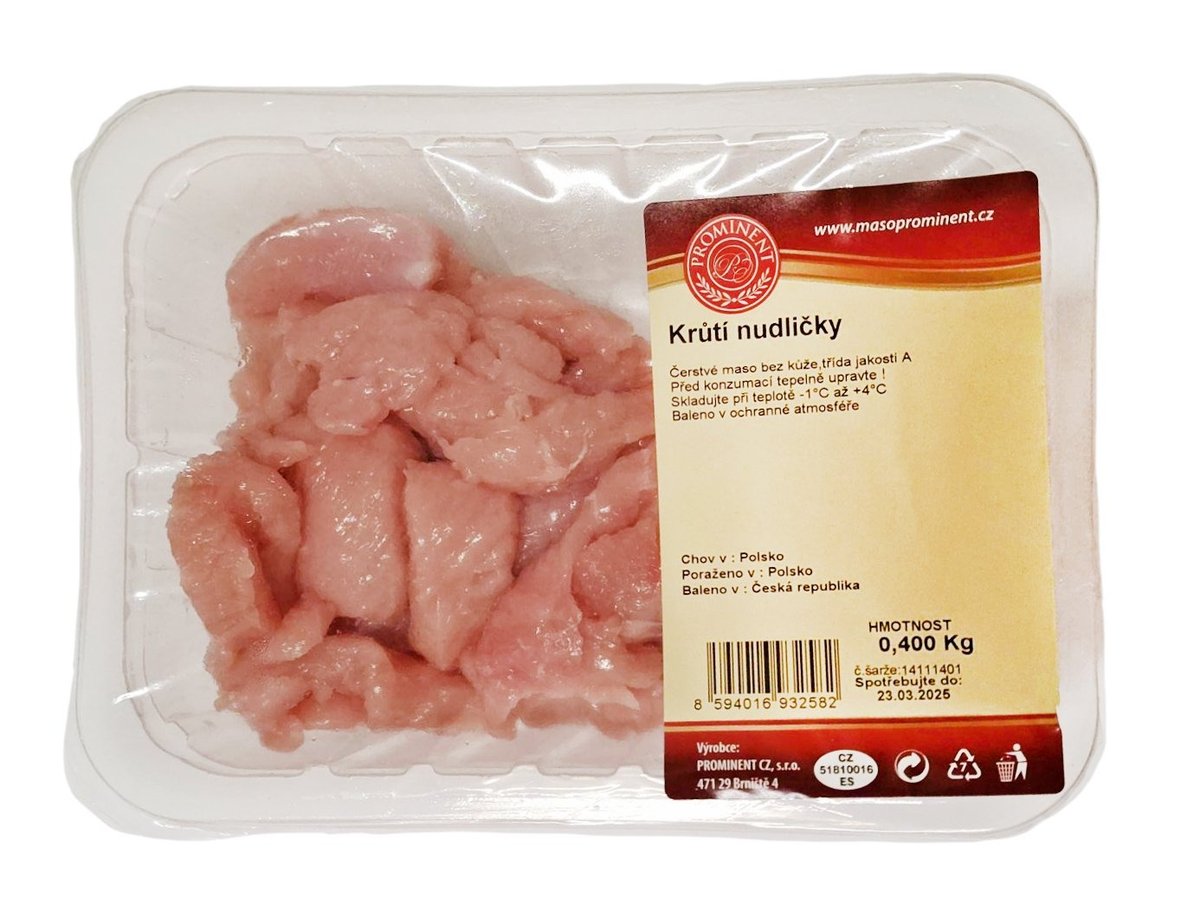 Krůtí nudličky 400g