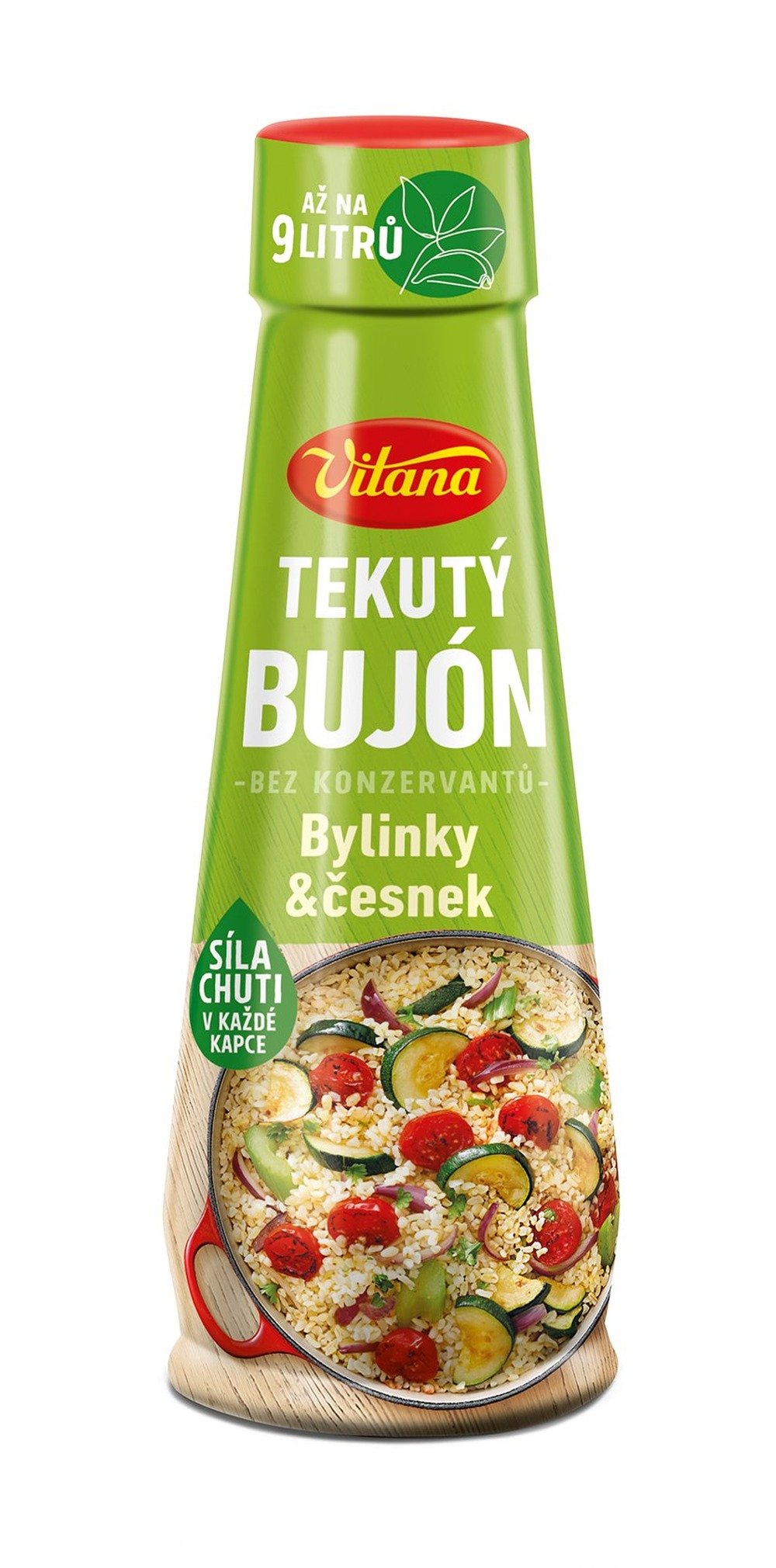 Tekutý bujon bylinky&česnek 180ml