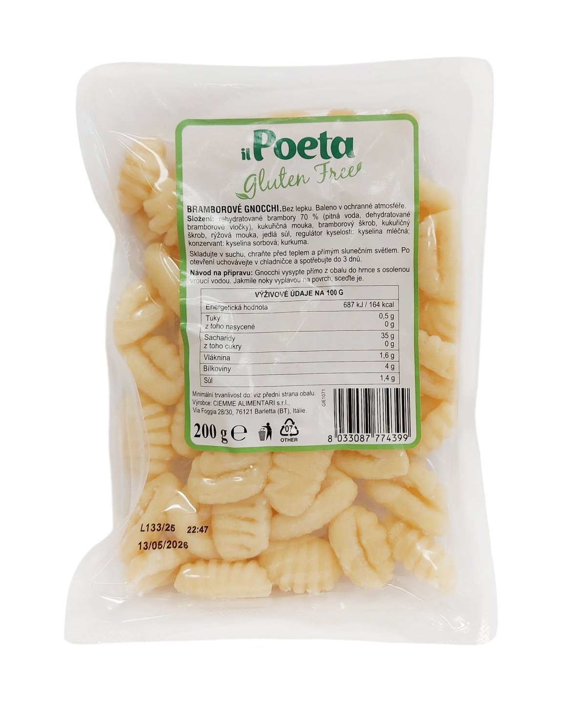 Náhled bezlepkové gnocchi