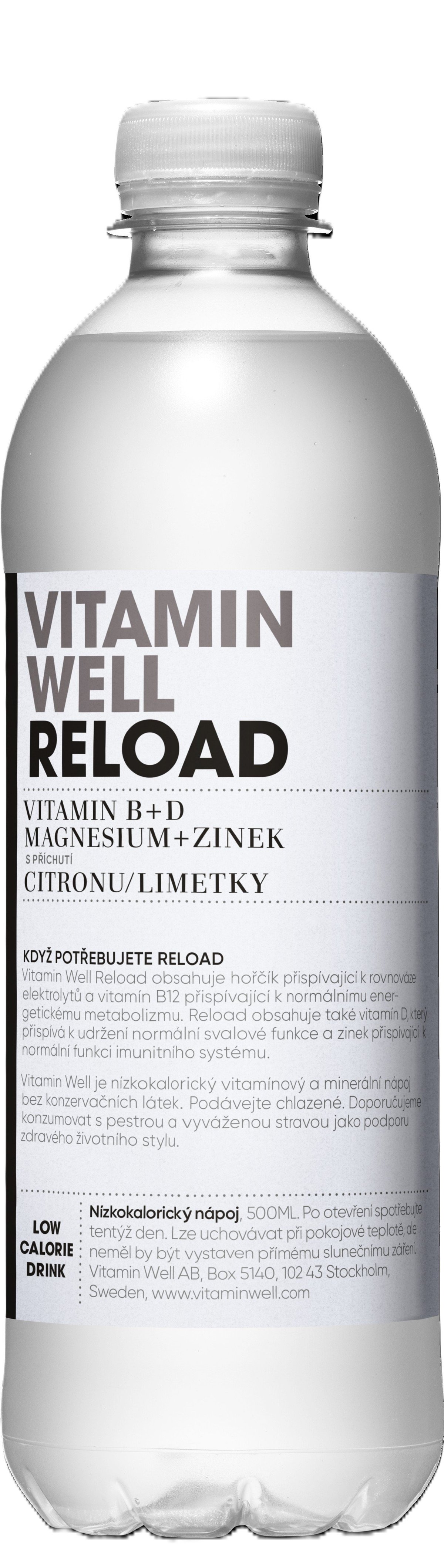 Vitamin Well Reload citron/limetka 500ml