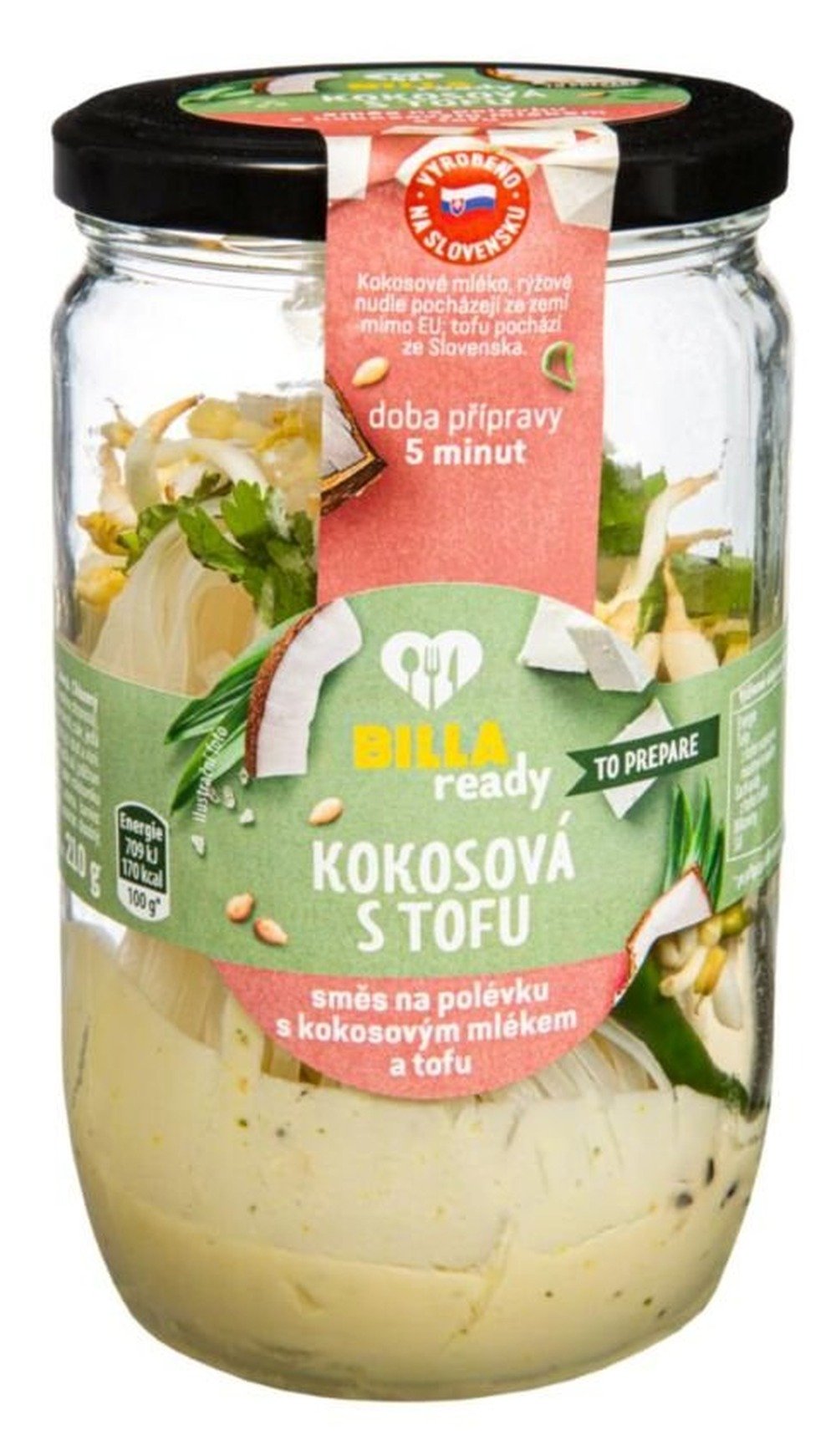 BILLA Ready směs kokosová s tofu