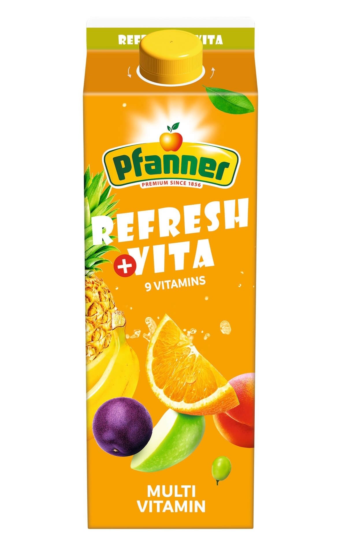 Pfanner Refresh + Vita Multivitaminový ovocný nápoj 2l