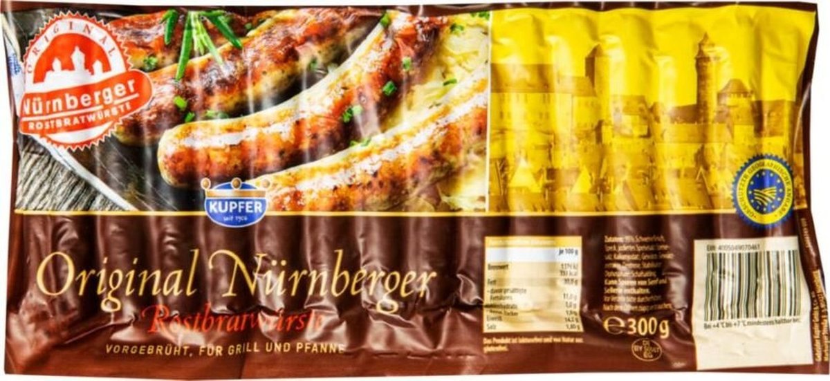 Originál Norimberské klobásky 300g