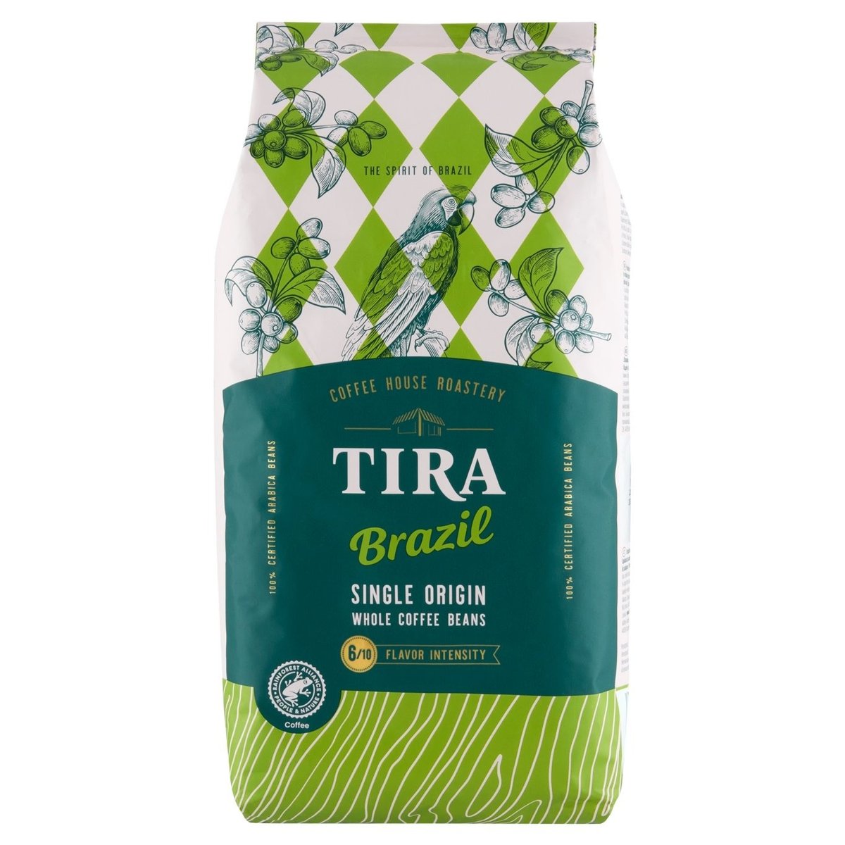 Tira Brazil pražená zrnková káva 1000g
