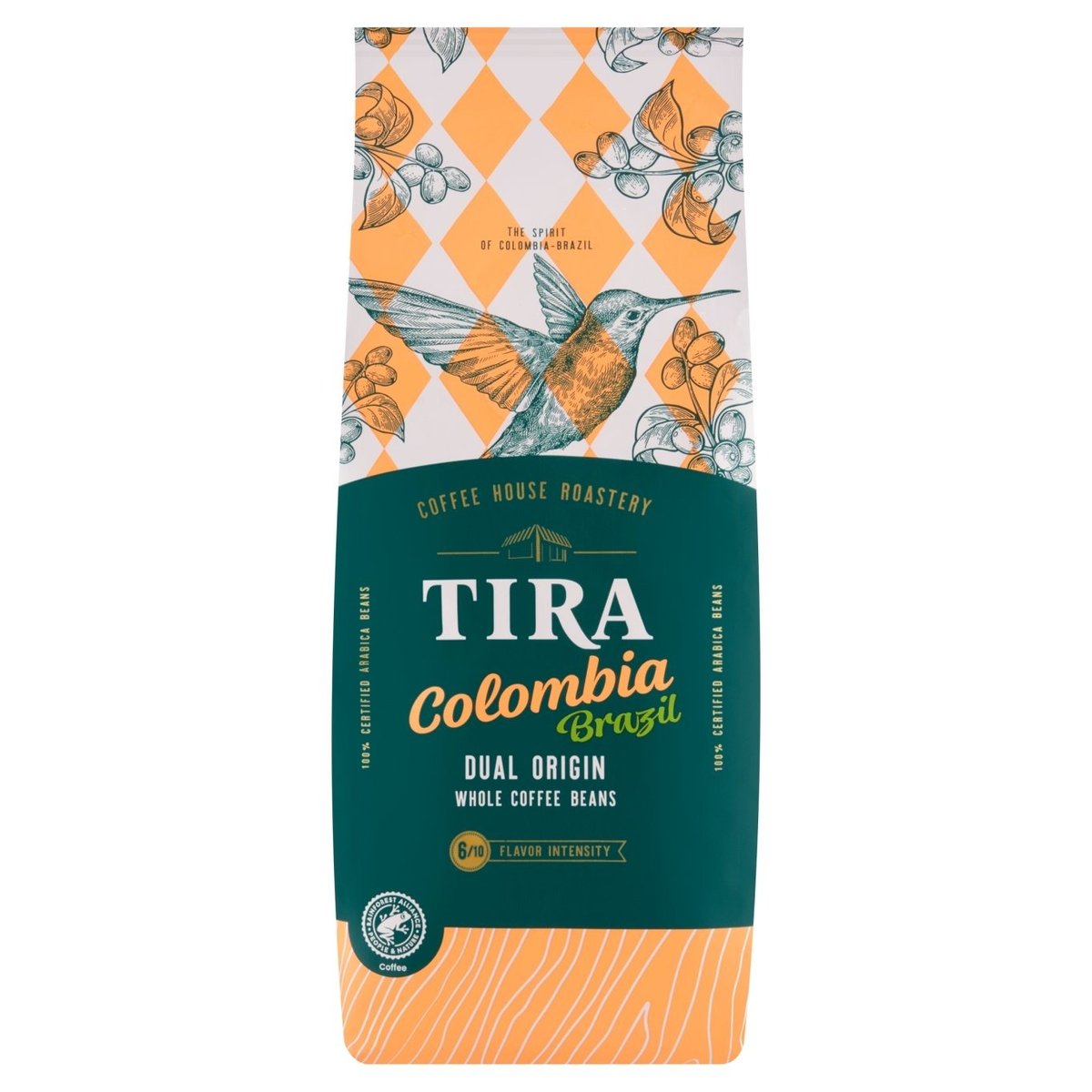 Tira Colombia Brazil Dual Origin pražená zrnková káva 500g