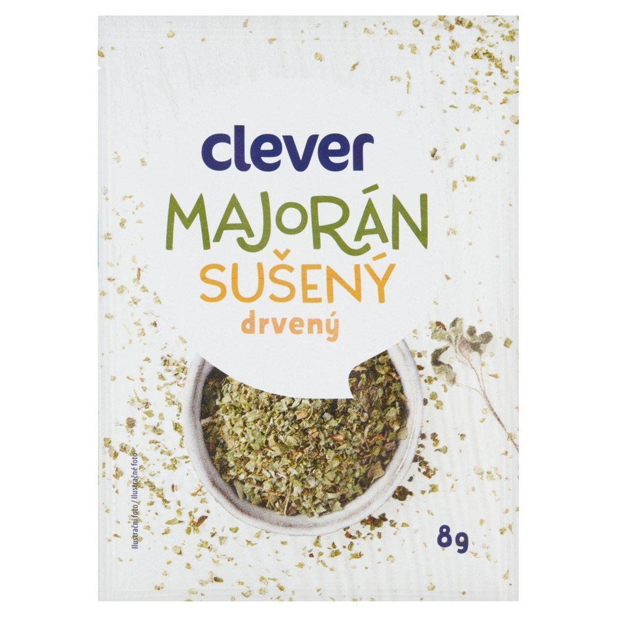 clever Majoránka sušená drcená 8g