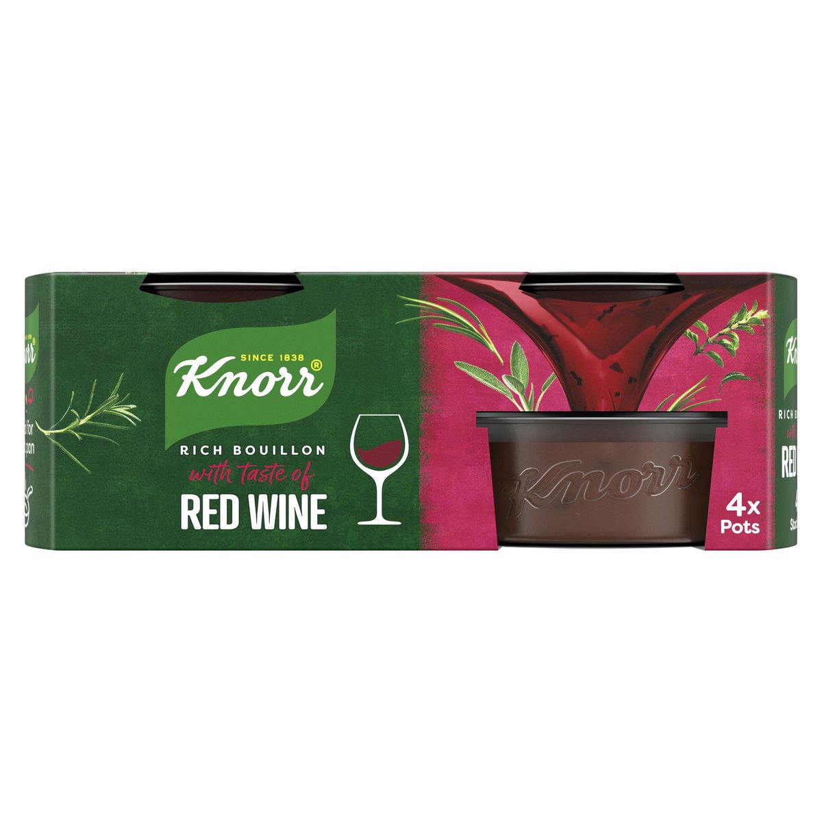 Knorr Bohatý bujón s chutí červeného vína 104g