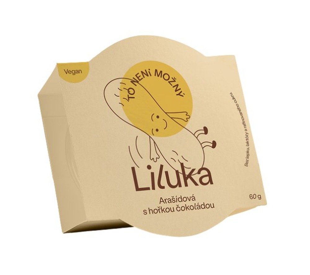 Liluka arašídová s hořkou čokoládou