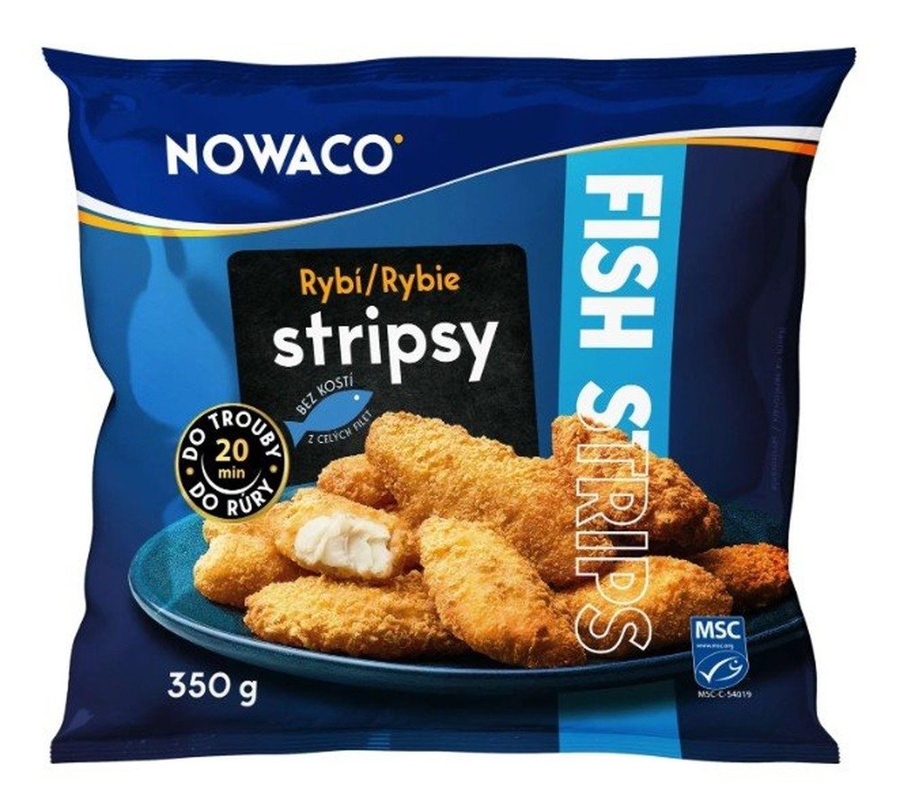 Nowaco Rybí stripsy nemleté 350g