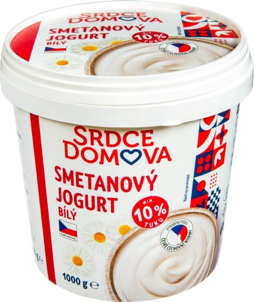 Sdrce domova jogurt bílý smetanový 1 kg
