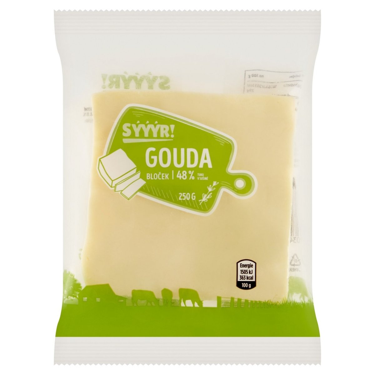 Gouda bloček 250g