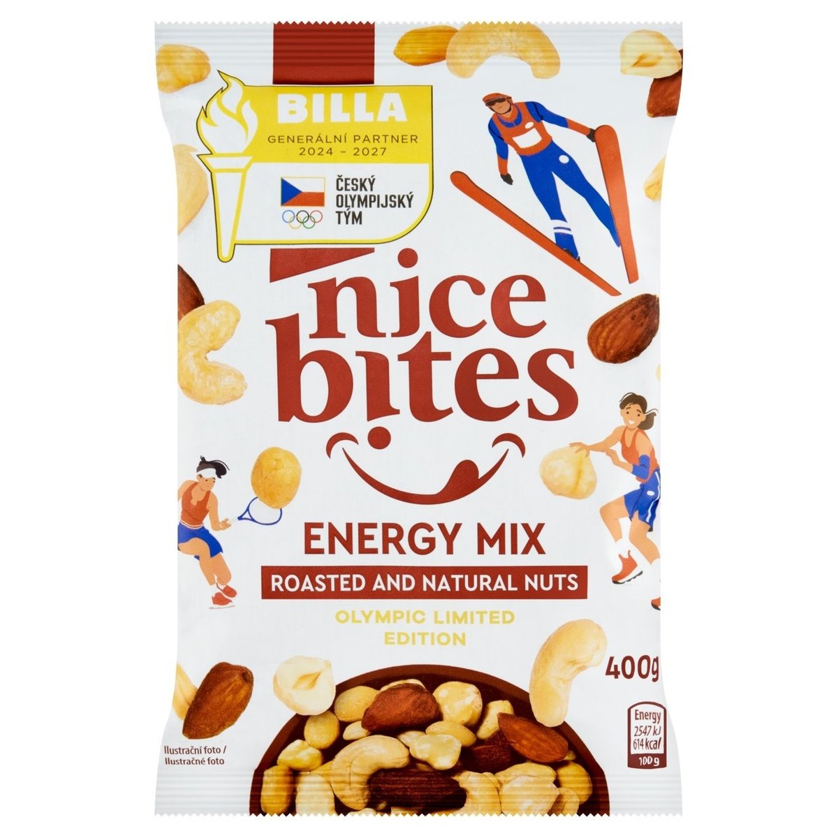 Nice Bites Směs pražených jader skořápkových plodů a arašídů 400g