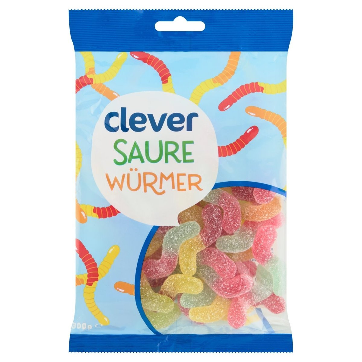 clever Kyselé želé s ovocnými příchutěmi 300g