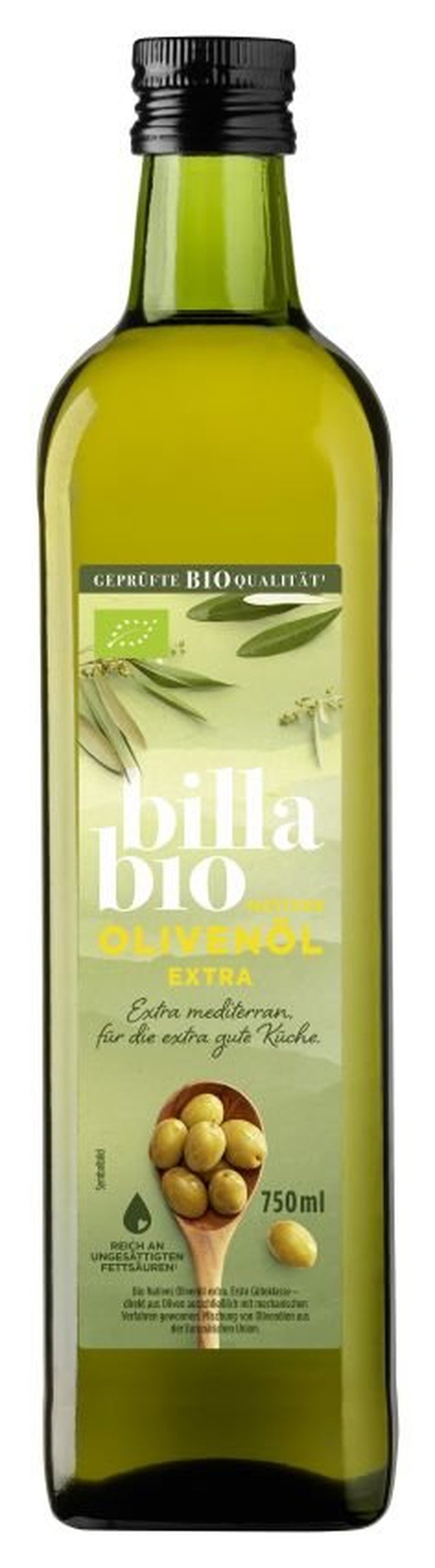 BILLA BIO Extra panenský olivový olej 750ml